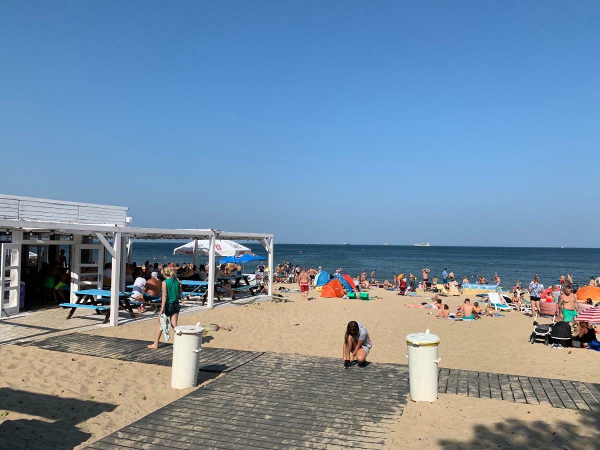 Lejlighed 900m Beach Walk Parter Brzezno Two 5 Pers